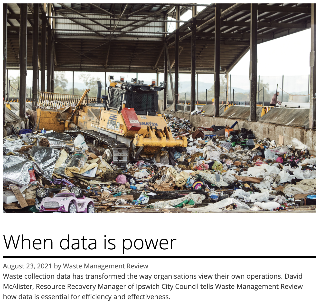 Waste Management Review - August 2021