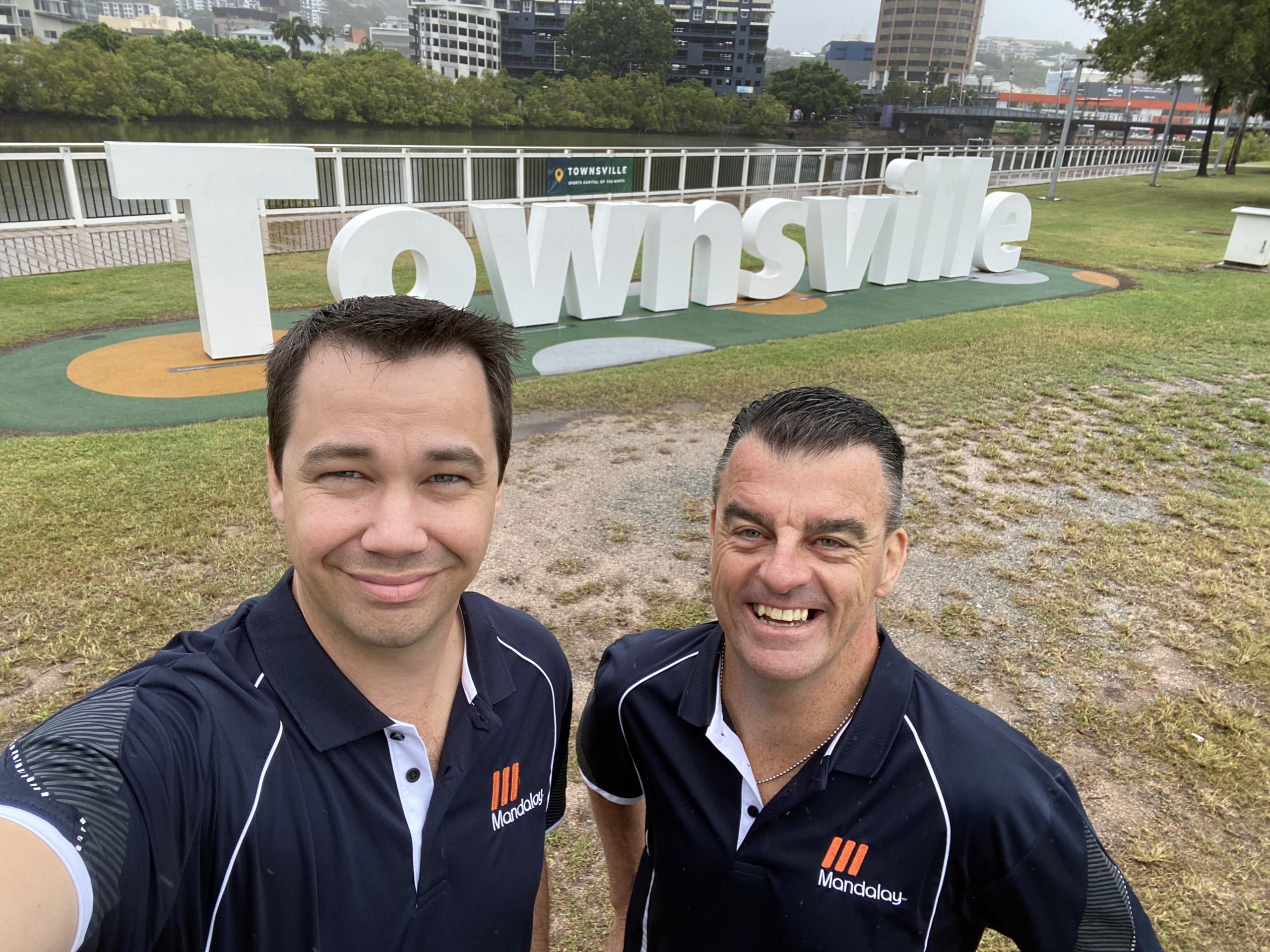 Andrew McDougall and Brendon Horswell at LAWMAC in Townsville - April 2022